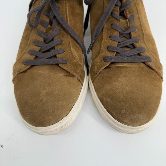 Allen Edmonds Courtside Sneakers Mens 9.5‎ D Brown Casual Low Top Suede Luxe main image 4